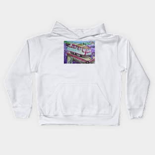 Watercolor Sketch - 70 Issaquah Dock, Sausalito, California 2013 Kids Hoodie